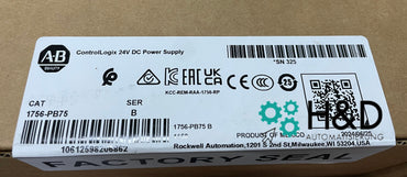1756-PB75 Allen-Bradley ControlLogix Alimentation 18-32 V DC Neuve et Scellée