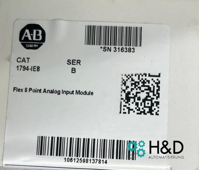 1794-IE8 Allen-Bradley Flex 8-точечный аналоговый входной модуль 【Новый и запечатанный】