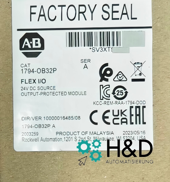 Allen-Bradley 1794-OB32P FLEX I/O Module de sortie à transistors DC 32 points