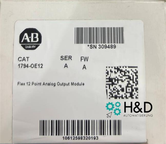 1794-OE12 Allen-Bradley Flex 12-точечный аналоговый выходной модуль 【Новый и запечатанный】
