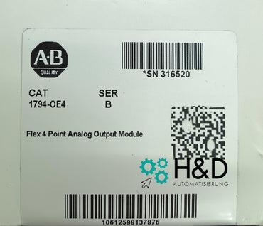 1794-OE4 Allen-Bradley Flex 4 points module de sortie analogique Neuf et scellé