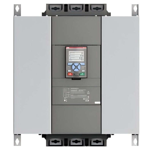 ABB PSTX570-600-70 Softstarter for motor control, rated 570 A, 208-600 V AC, ideal for industrial applications.