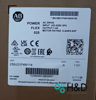 25B-D1P4N114 Allen-Bradley PowerFlex 525 0.4кВт