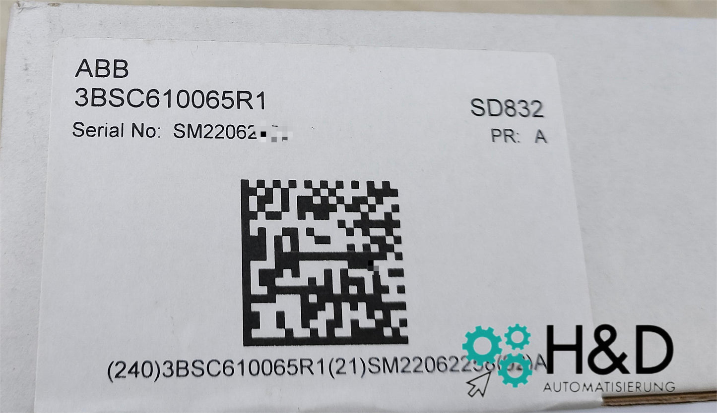 ABB 3BSC610065R1 SD832 – блок питания – 24V DC – 5A – новый и запечатанный