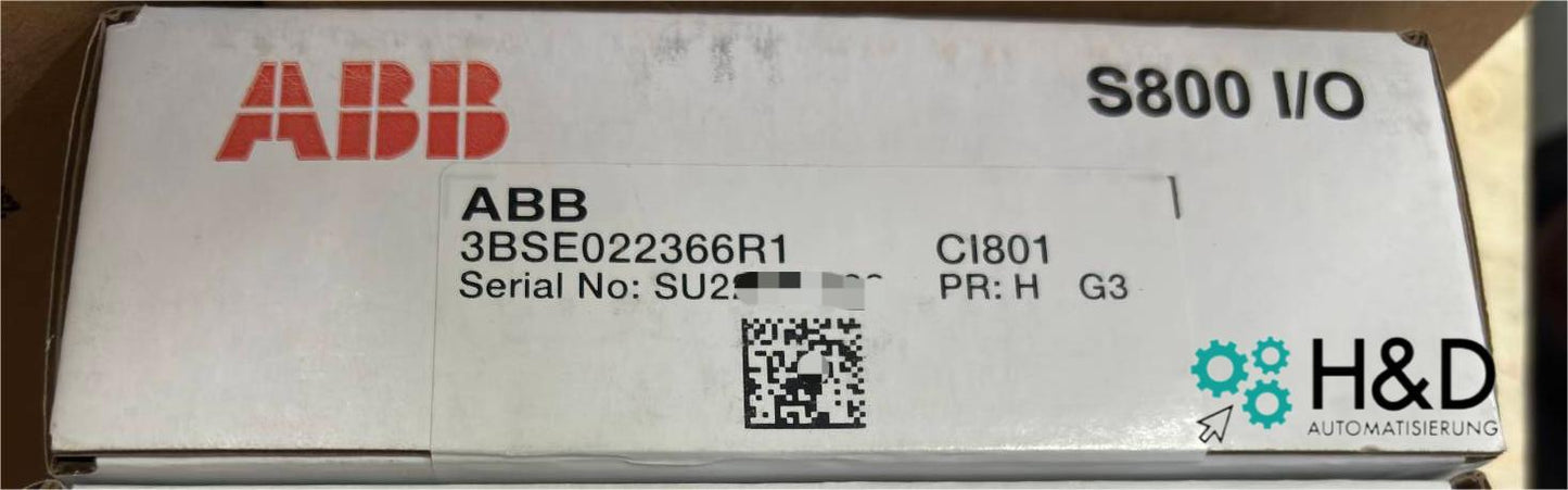 ABB 3BSE022366R1 – CI801 Профибус-интерфейс – Новый и запечатанный