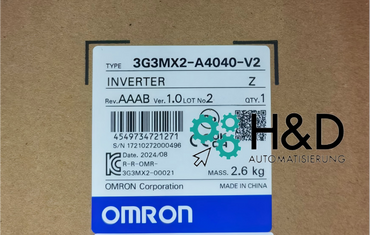 Omron 3G3MX2-A4040-V2 Variateur de fréquence | 5,5 kW | 400 V | IP20 | Compact & précis