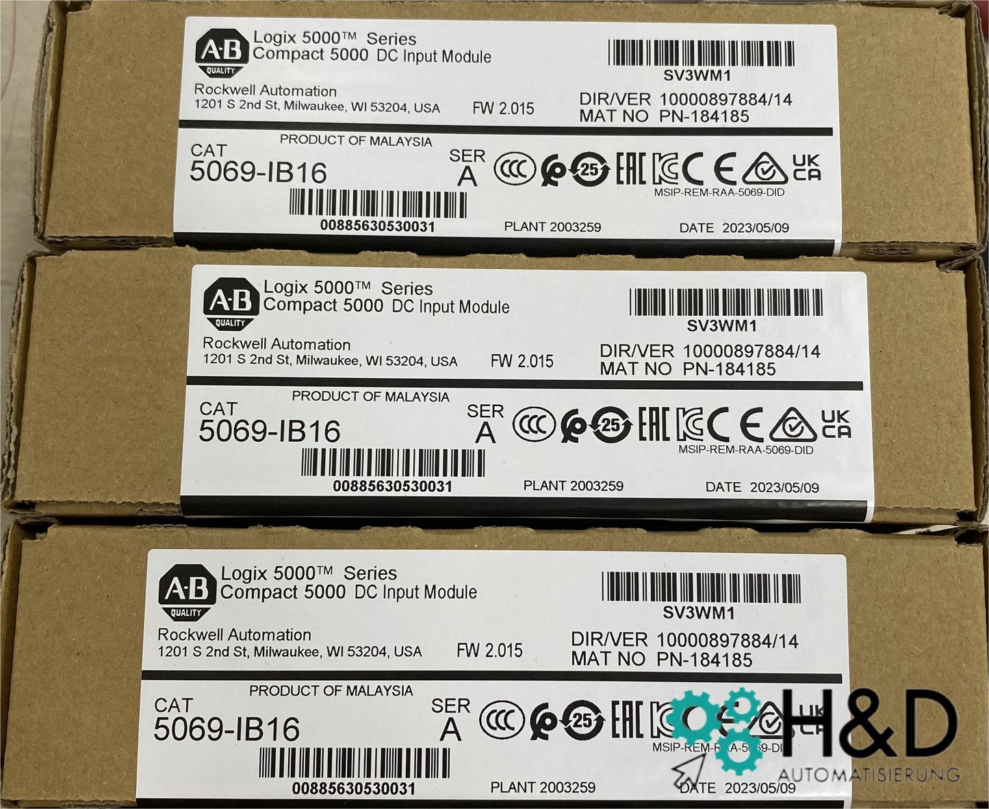 5069-IB16 Allen-Bradley 5069 Compact I/O 16 Channel 【New and Sealed】