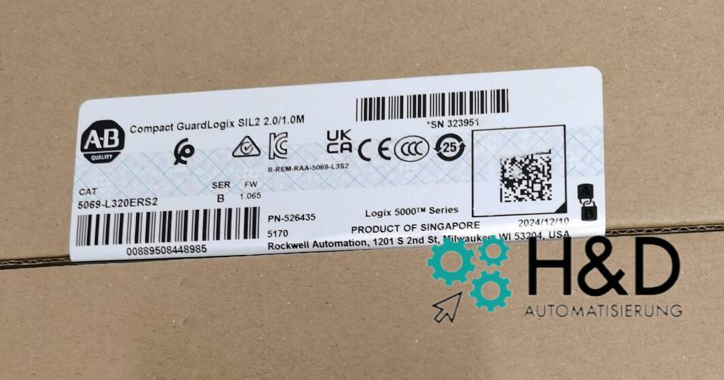 5069-L320ERS2 Allen-Bradley Новый и запечатанный