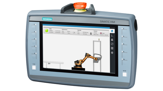 Siemens SIMATIC HMI KTP900F Mobile (6AV2125-2JB23-0AX0) – 9" TFT-Display mit PROFINET und Sicherheitsfunktionen für industrielle Anwendungen