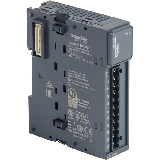 TM3AQ4   Schneider Electric  Module de sortie analogique