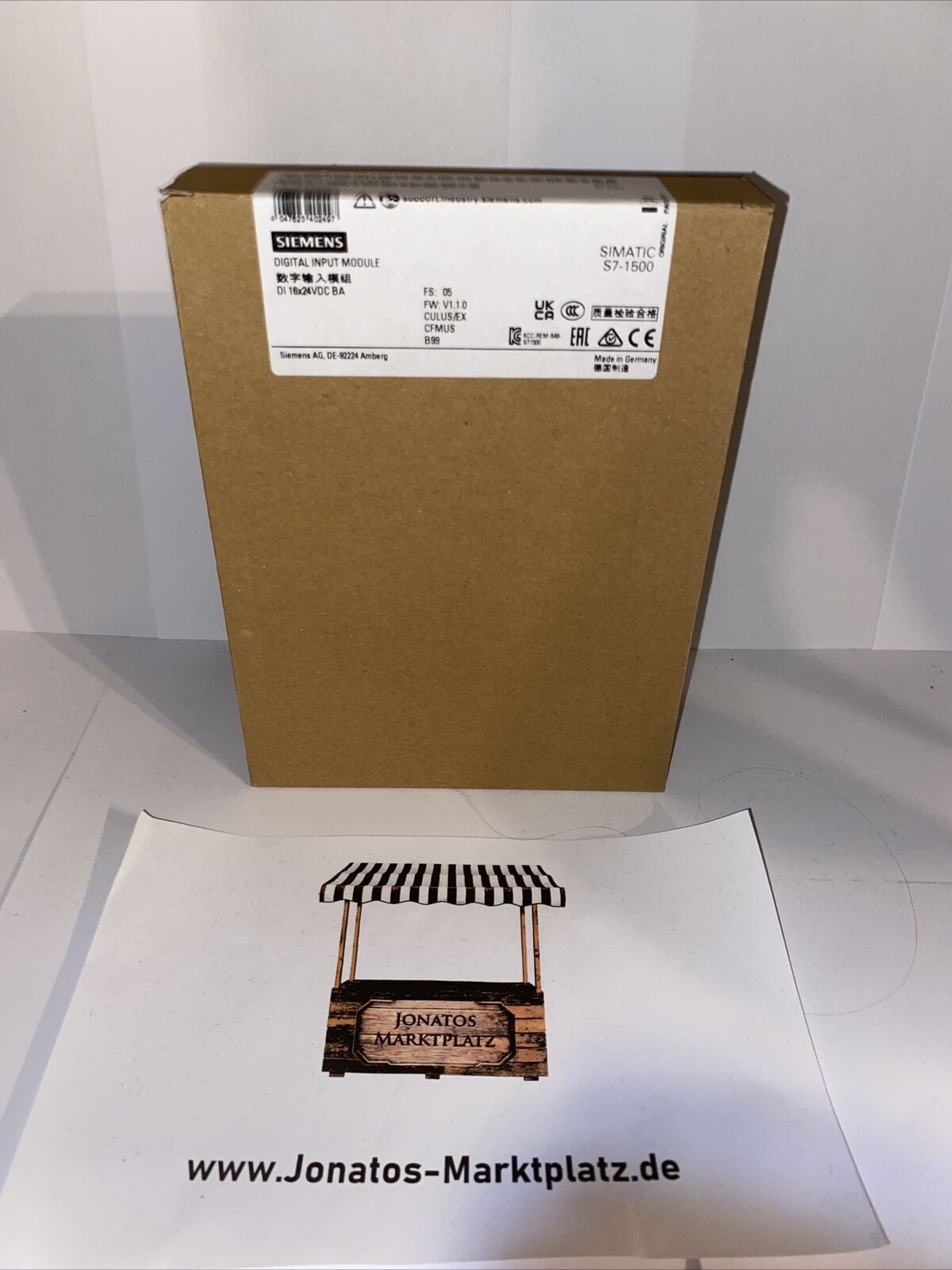 SIMATIC S7-1500 I/O-Modul 6ES7521-1BH10-0AA0 – Digitales Eingang/ Ausgangsmodul (16 DI, 16 DO)