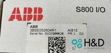 ABB 3BSE052604R1 – Module I/O – HART – 8 entrées analogiques – Neuf et scellé