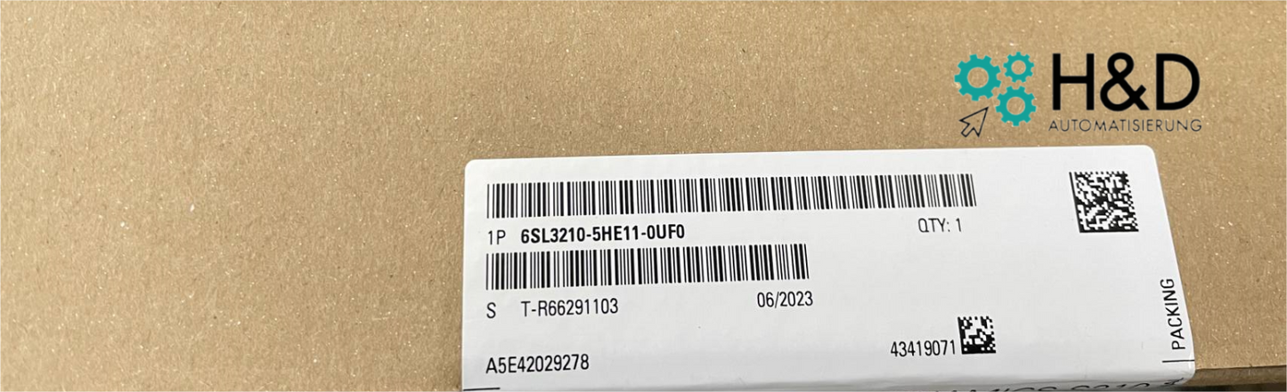 6SL3210-5HE11-0UF0 Siemens SINAMICS S210 Новый и Запечатанный