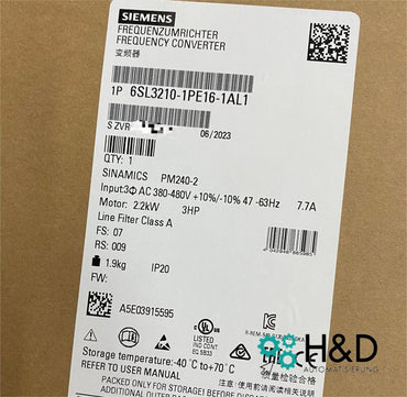 SINAMICS G120C 6SL3210-1PE16-1AL1 – Inverter di frequenza (4,0 kW, 3 AC 380–480 V, USS, Safe Torque Off)