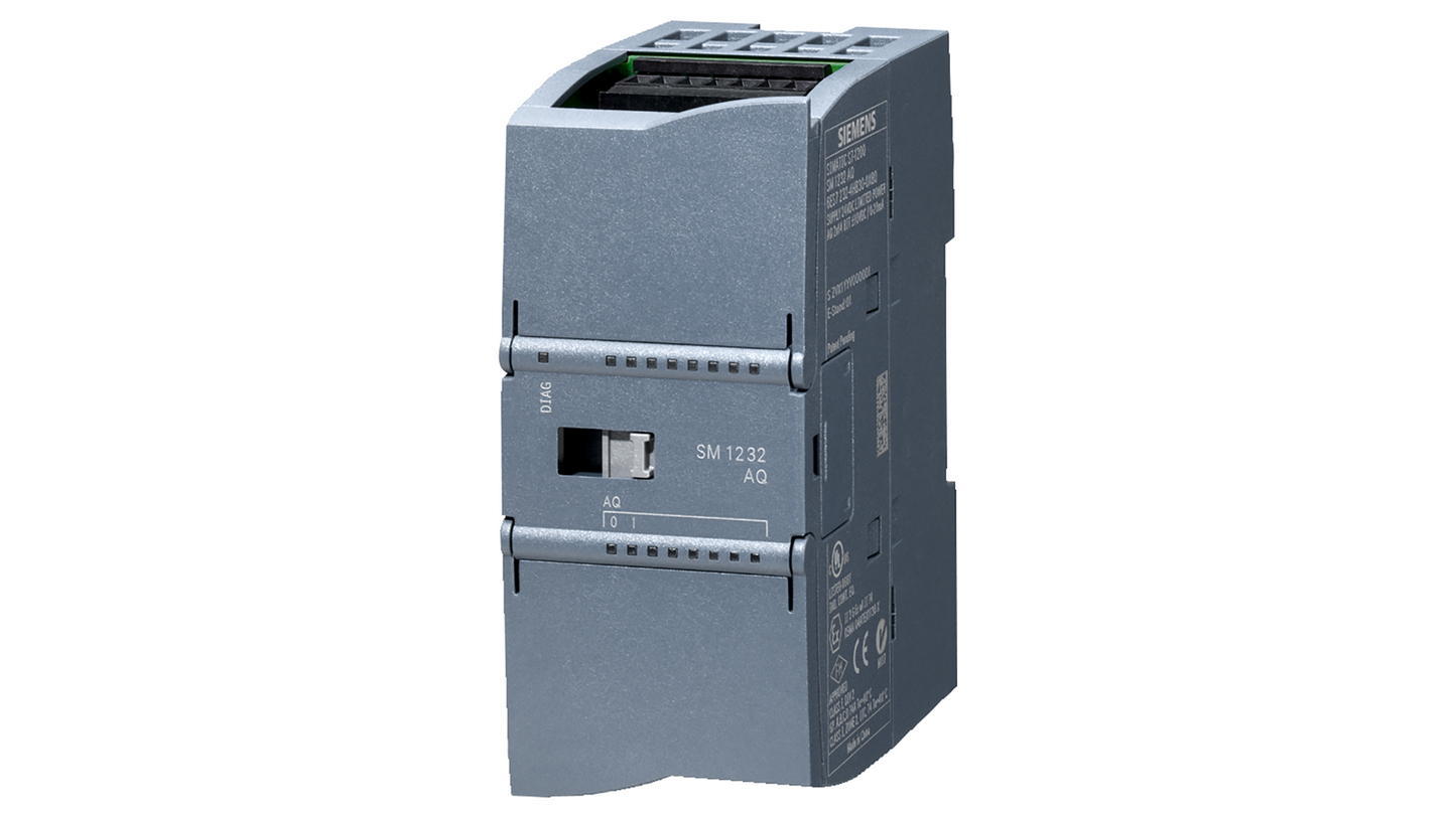 Siemens 6ES7232-4HD32-0XB0 – Аналоговый выходной модуль ±10 В постоянного тока с 4 каналами для точной подачи сигнала в контроллерах S7-1200