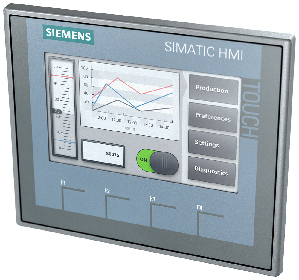 Siemens SIMATIC HMI KTP400 Basic (6AV2123-2DB03-0AX0) – Компактная панель оператора с сенсорным экраном и PROFINET