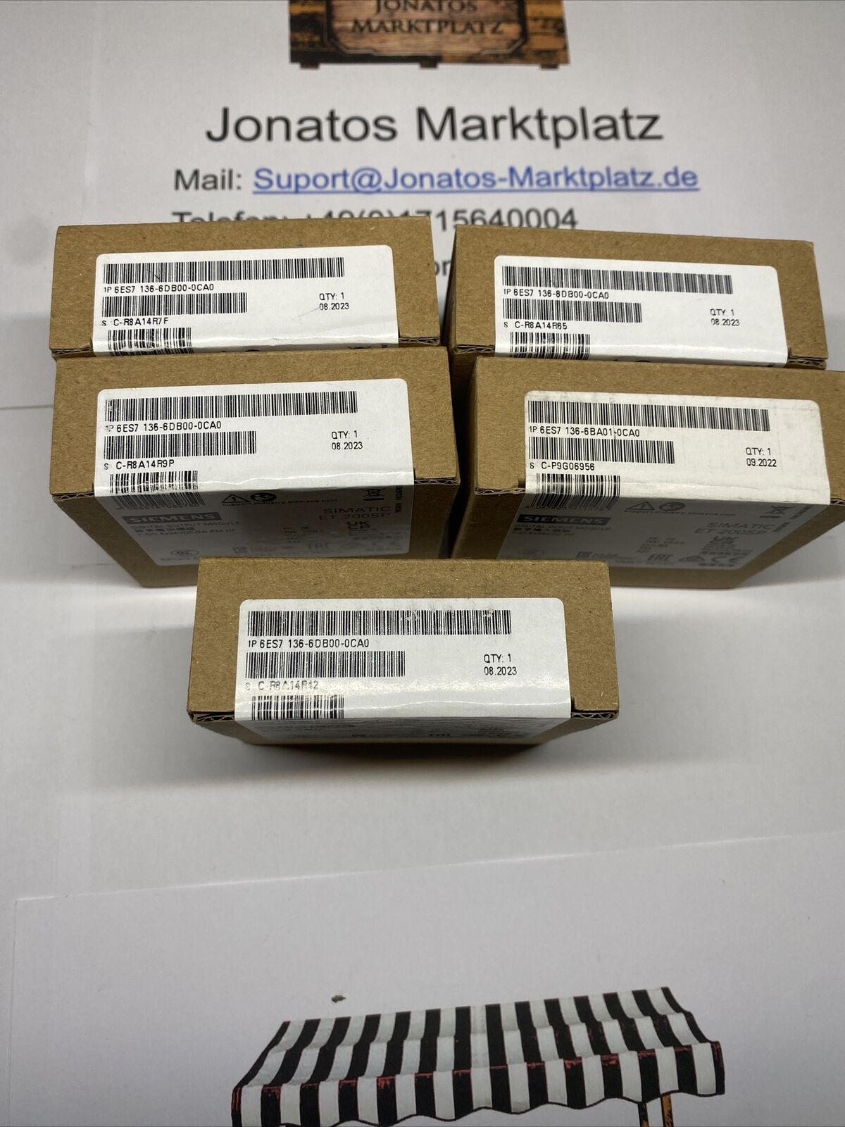 6ES7136-6DB00-0CA0 SIEMENS Simatic ET 200SP Новый и Запечатанный