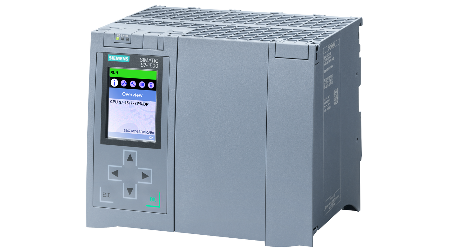 SIMATIC S7-1500 CPU 1517-3 PN/DP 6ES7517-3AP00-0AB0 – высокопроизводительный процессор с подключением PROFINET и PROFIBUS