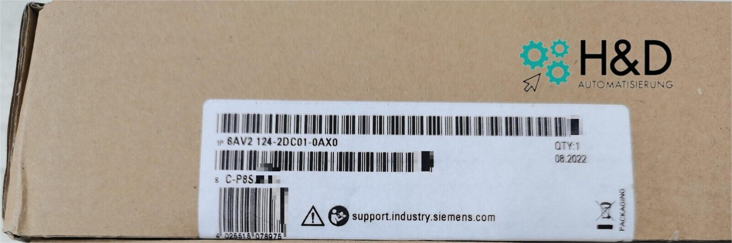Siemens SIMATIC HMI KTP400 Comfort (6AV2124-2DC01-0AX0) – 4" кнопочная/сенсорная панель управления с PROFINET и MPI/PROFIBUS