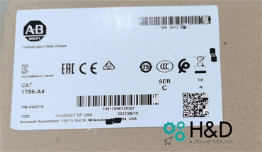 1756-A4  Allen-Bradley  ControlLogix 4 Slots Châssis 【Neuf et Scellé】