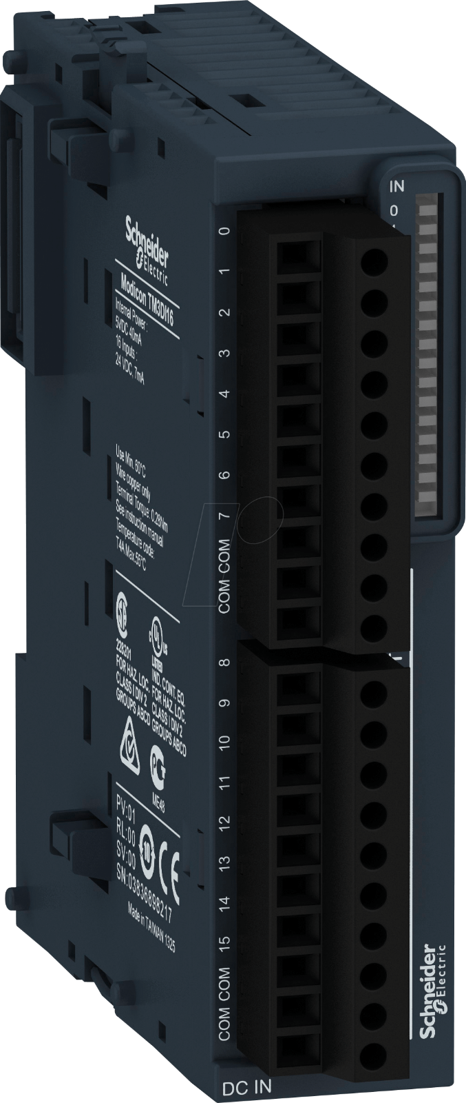 TM3DI16 Schneider Electric, модуль дискретного входа