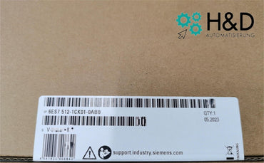 Siemens SIMATIC S7-1500 Processor Module 6ES7512-1CK01-0AB0 for PROFINET