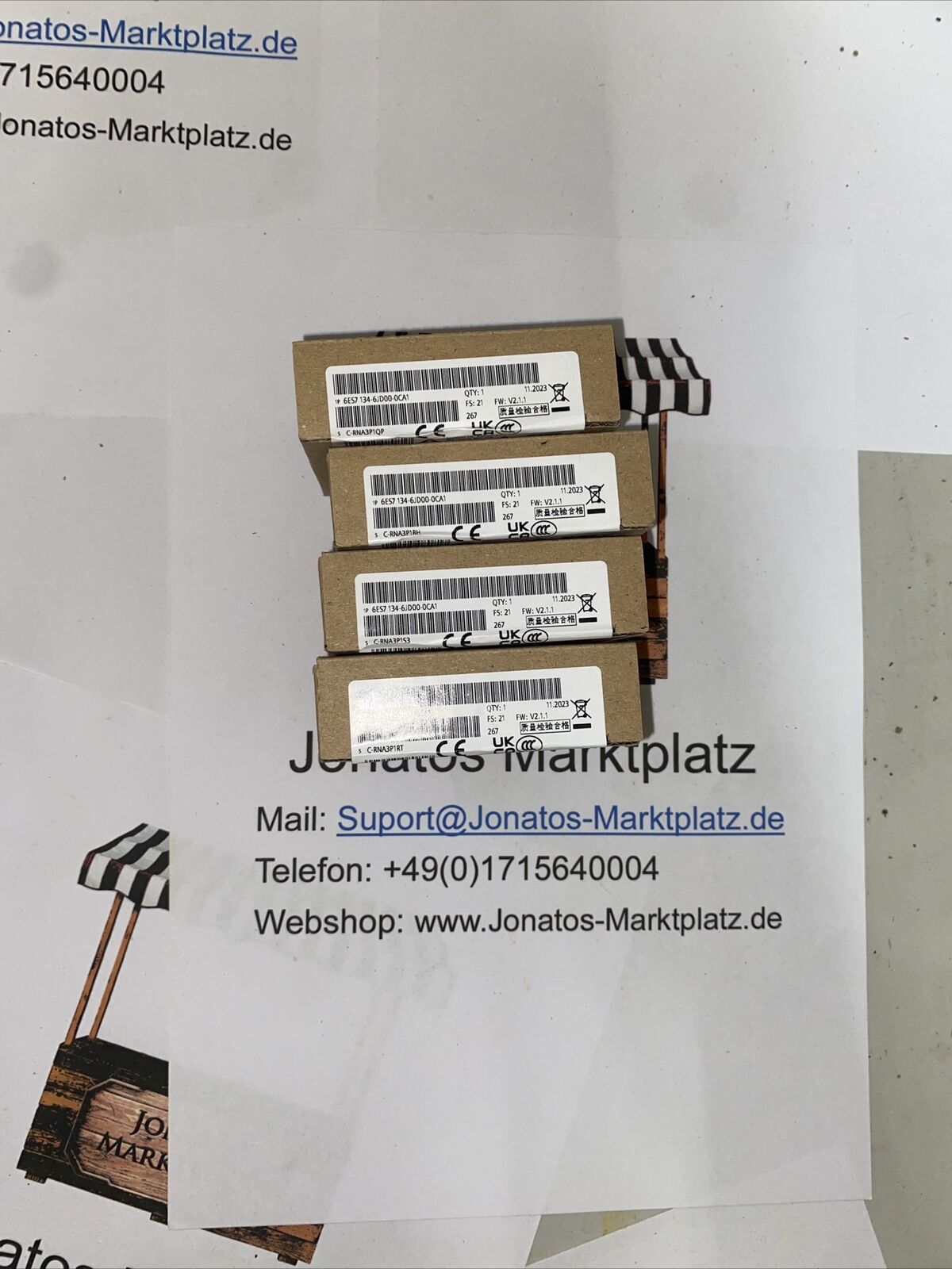 6ES7134-6JD00-0CA1 SIEMENS ET 200 SP Аналоговый вход Новый и запечатанный