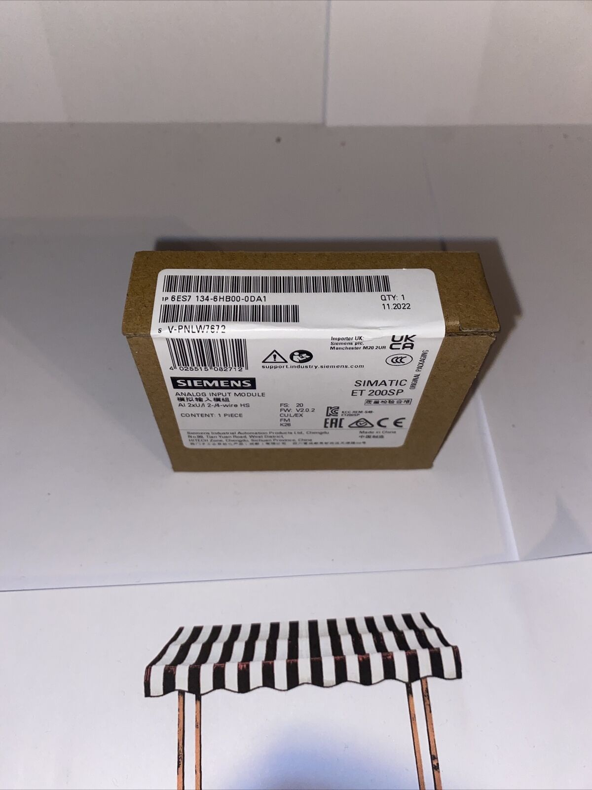 6ES7134-6HB00-0DA1 SIEMENS SIMATIC ET200SP Новый и Запечатанный