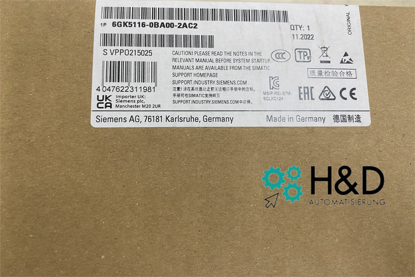 Коммутатор Ethernet Siemens SCALANCE XC116 без управления – 16 портов, 10/100 Мбит/с (Artikelnummer: 6GK5116-0BA00-2AC2)