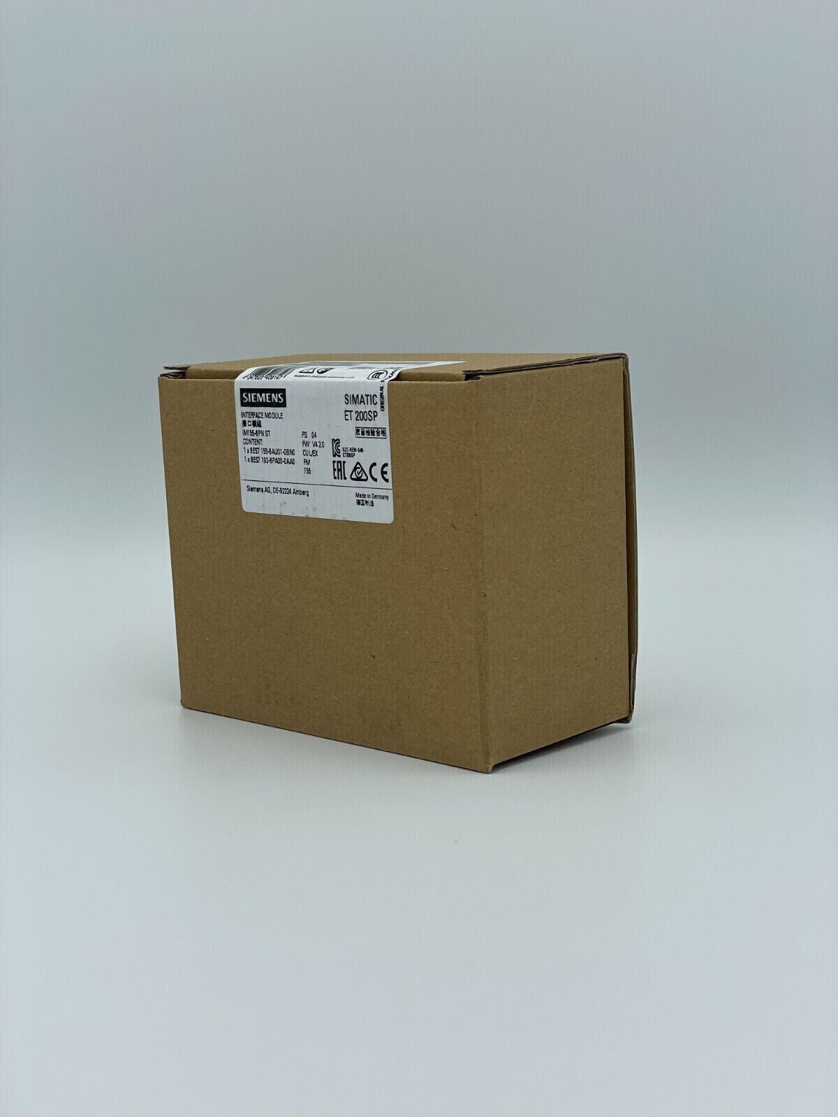 6ES7155-6AU01-0BN0 SIEMENS ET 200 SP Новый и запечатанный