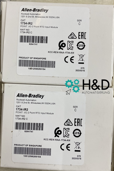 1734-IR2 Allen-Bradley  POINT I/O 2 Point RTD Input Module   Neuf et Scellé