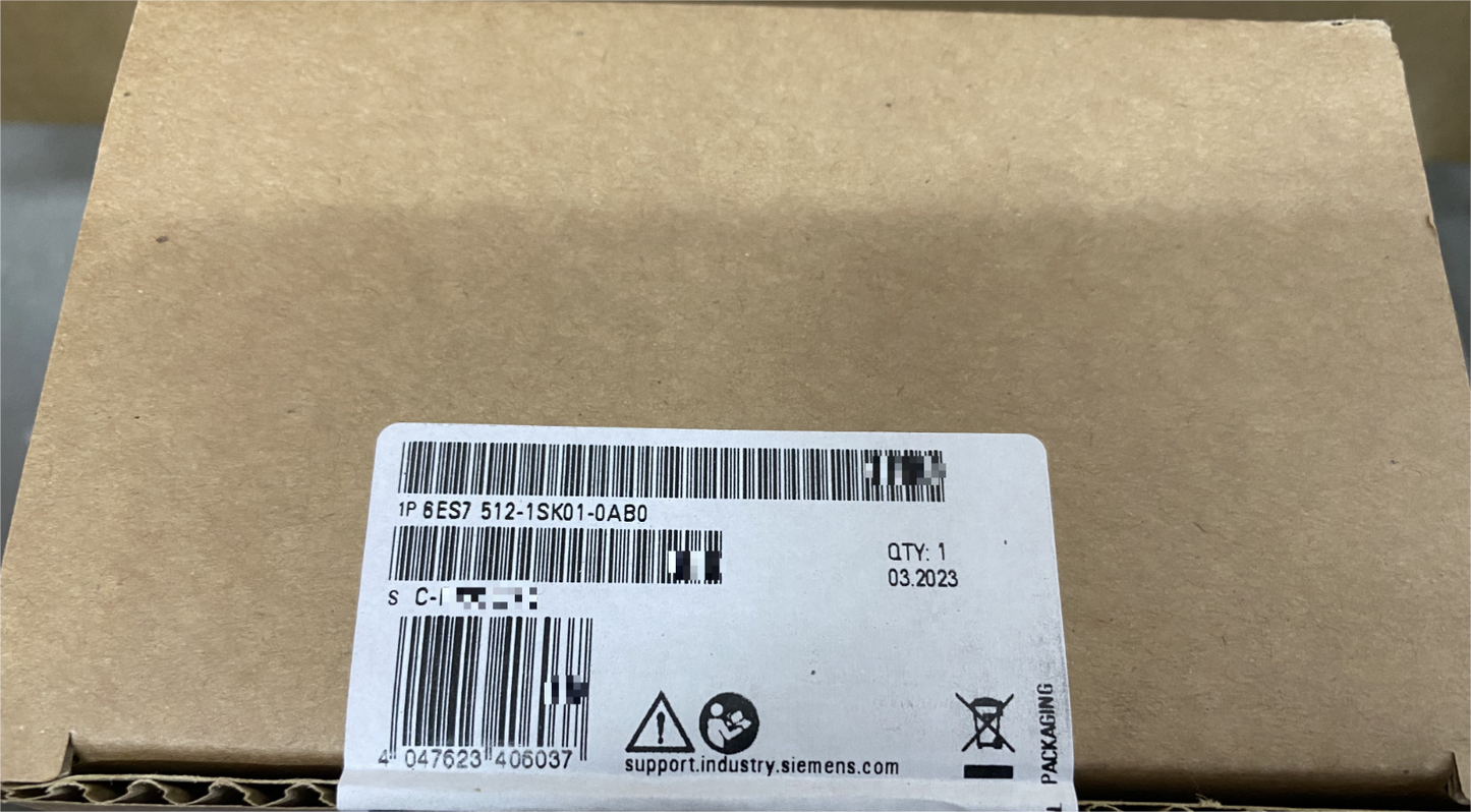 Siemens SIMATIC S7-1500 процессорный модуль 6ES7512-1SK01-0AB0 для PROFINET, высокая производительность для сложных задач автоматизации