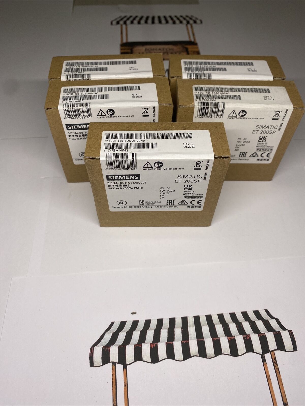 6ES7136-6DB00-0CA0 SIEMENS Simatic ET 200SP Новый и Запечатанный