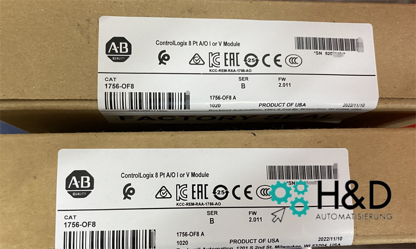 1756-OF8 Allen-Bradley ControlLogix PLC Module 【New and Sealed】