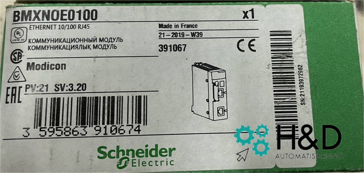 BMXNOE0100 Schneider Electric, network module, Modicon M340