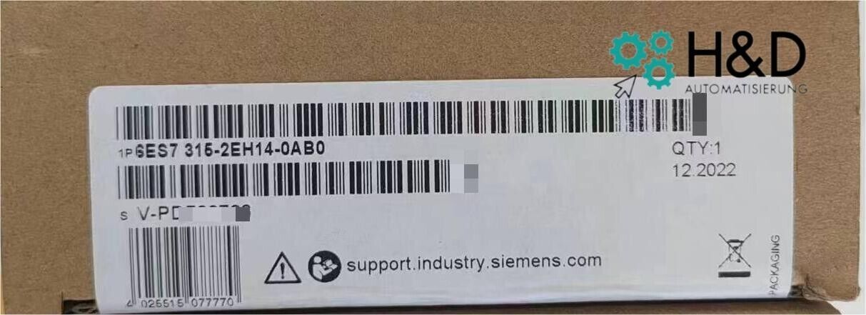 Siemens 6ES7315-2EH14-0AB0 – Wydajny procesor CPU do S7-300 z rozszerzonymi interfejsami komunikacyjnymi