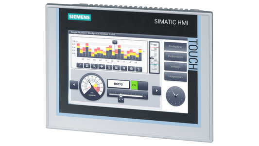Siemens SIMATIC HMI TP700 Comfort (6AV2124-0GC01-0AX0) – Écran tactile de 7" avec PROFINET et MPI/PROFIBUS