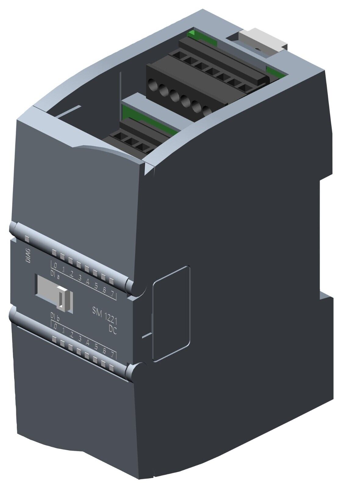 Siemens SIMATIC S7-1200 Цифровой входной модуль SM 1221 – 6ES7221-1BH32-0XB0, 16 цифровых входов, 24V DC, Sink/Source