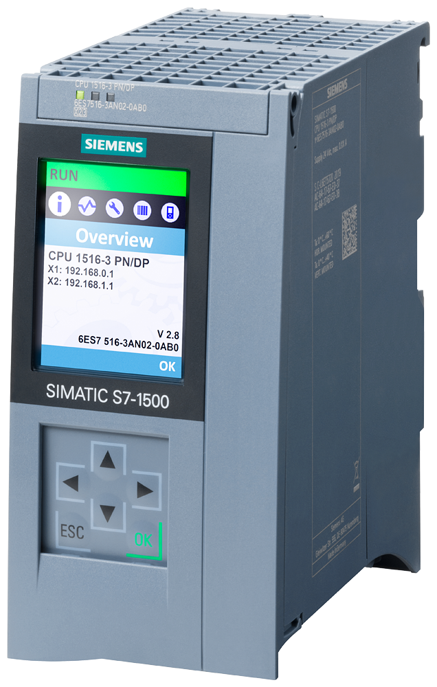 SIMATIC S7-1500 CPU 1516-3 PN/DP 6ES7516-3AN02-0AB0 – Высокопроизводительный процессор с интерфейсами PROFINET и PROFIBUS