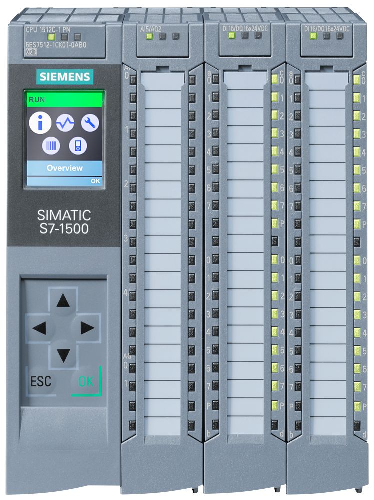 Siemens SIMATIC S7-1500 процессорный модуль 6ES7512-1CK01-0AB0 для PROFINET