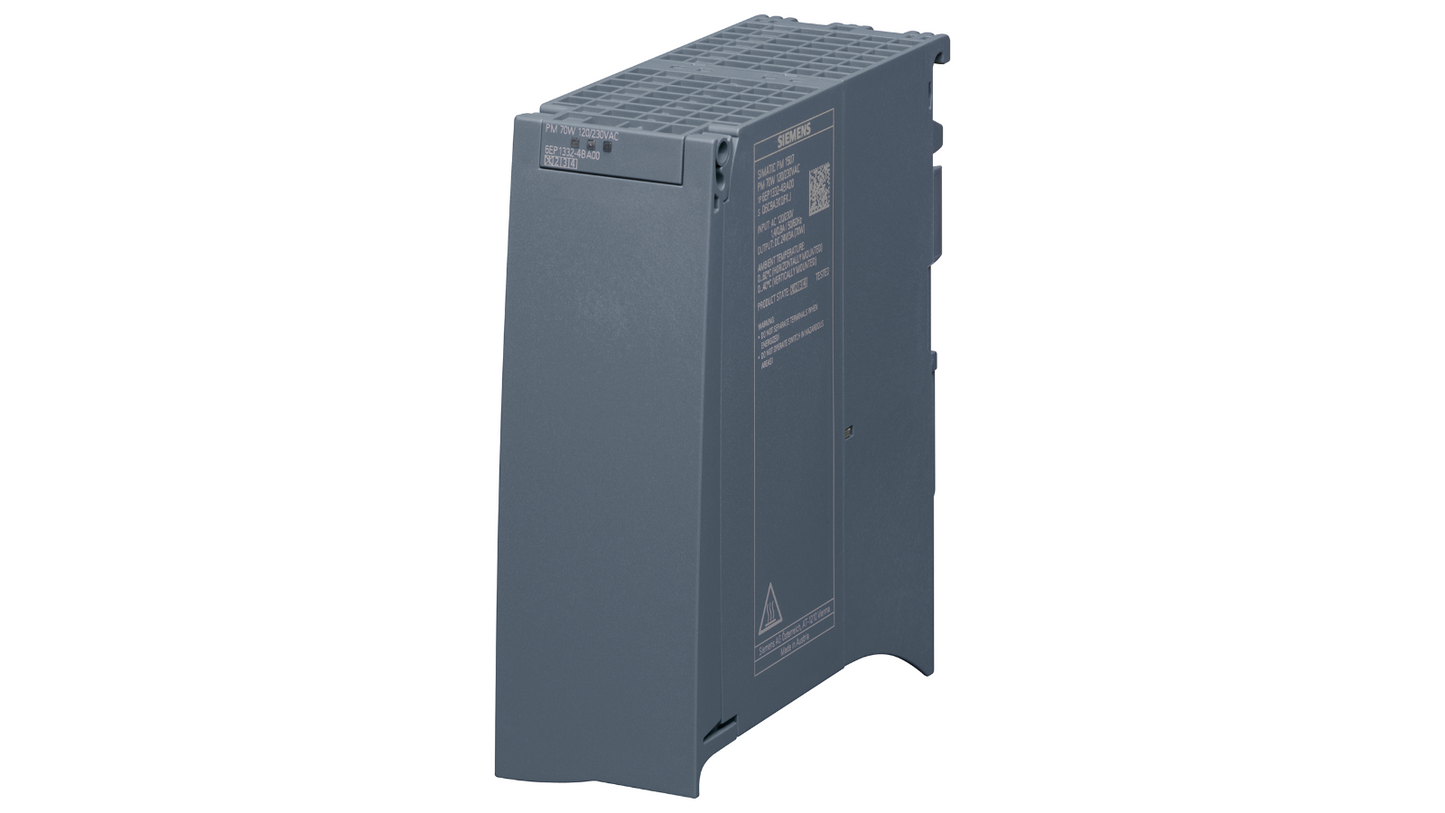 Siemens SIMATIC PM 1507 – 6EP1332-4BA00, регулируемый источник питания, 24V DC, 3A, 120/230V AC