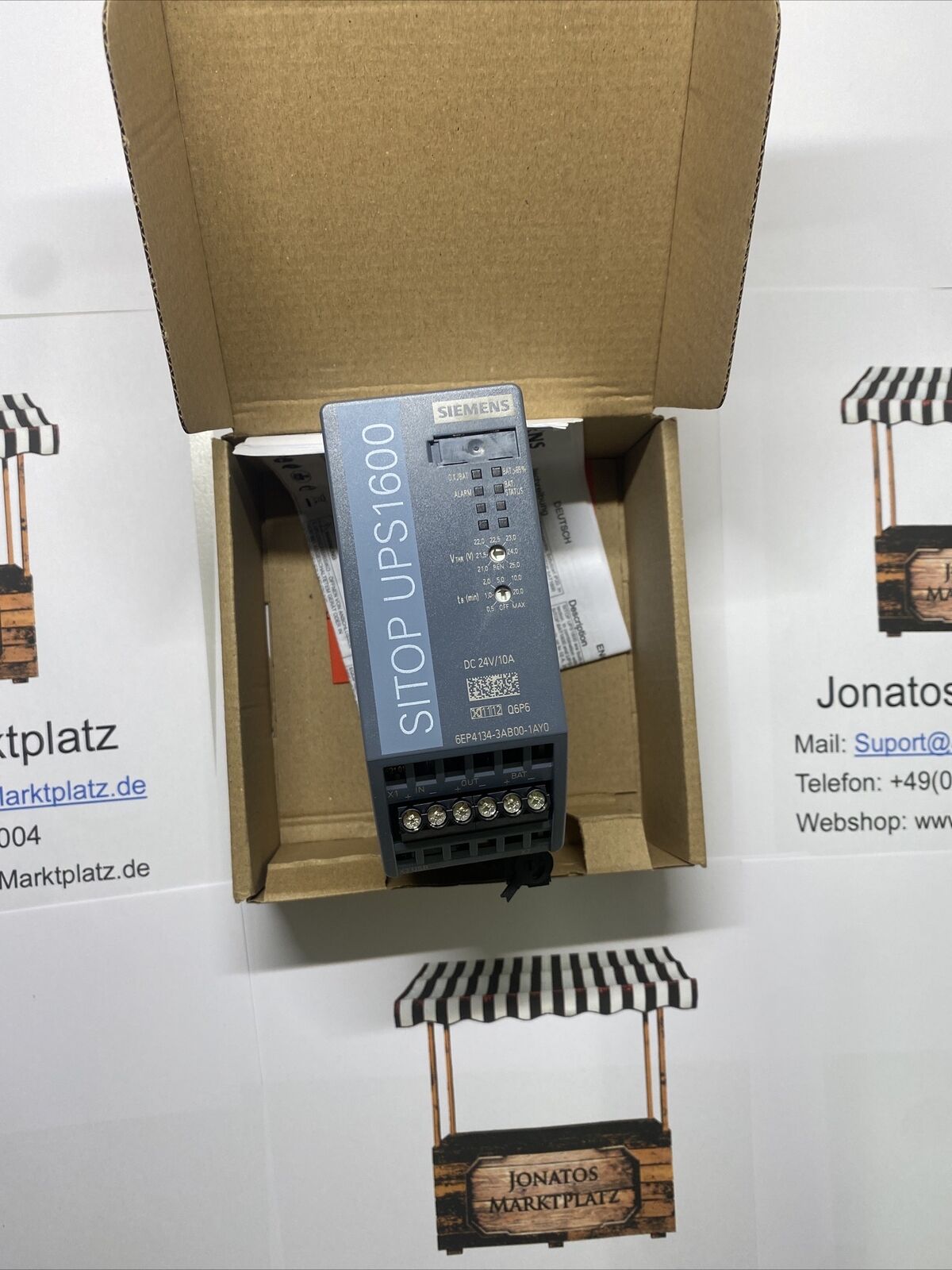 Источник питания Siemens Sitop UPS1600 6EP4134-3AB00-1AY0 / Новый запечатанный в оригинальной упаковке