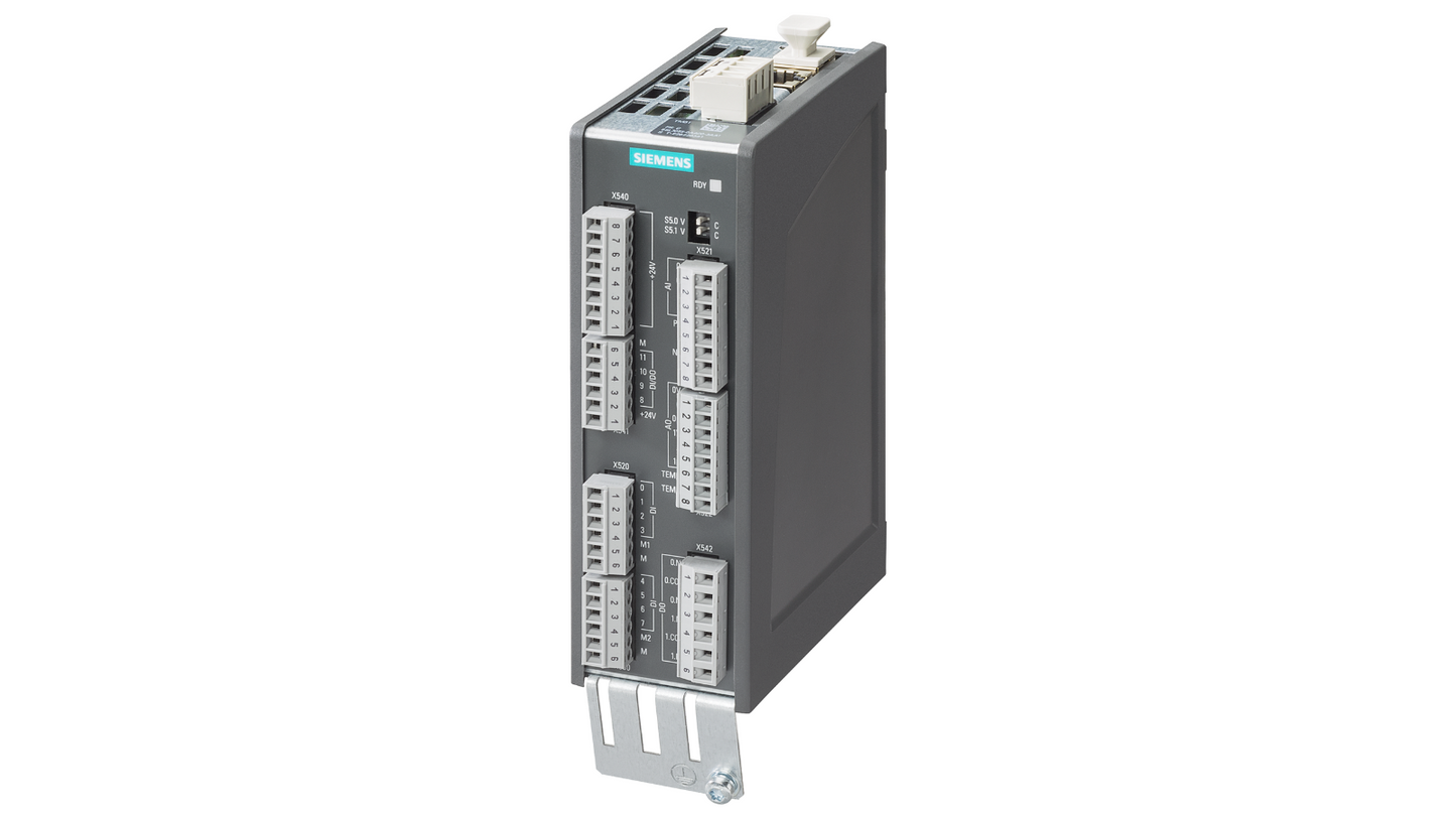 Siemens SINAMICS Терминальный модуль TM31 (6SL3055-0AA00-3AA1) – дополнительный модуль с цифровыми и аналоговыми входами и выходами для монтажа на DIN-рейку