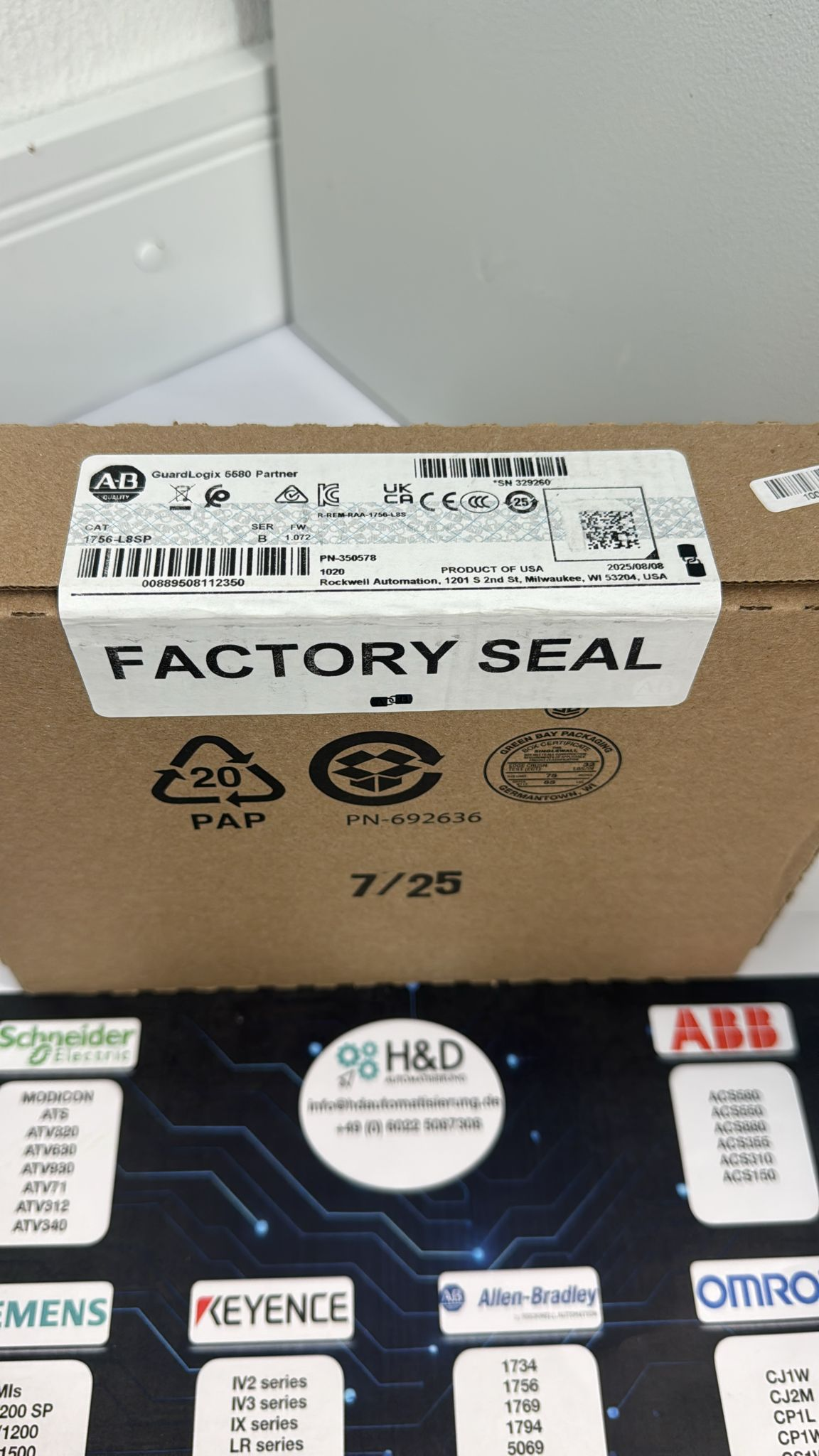 1756-L8SP Allen-Bradley New and Sealed