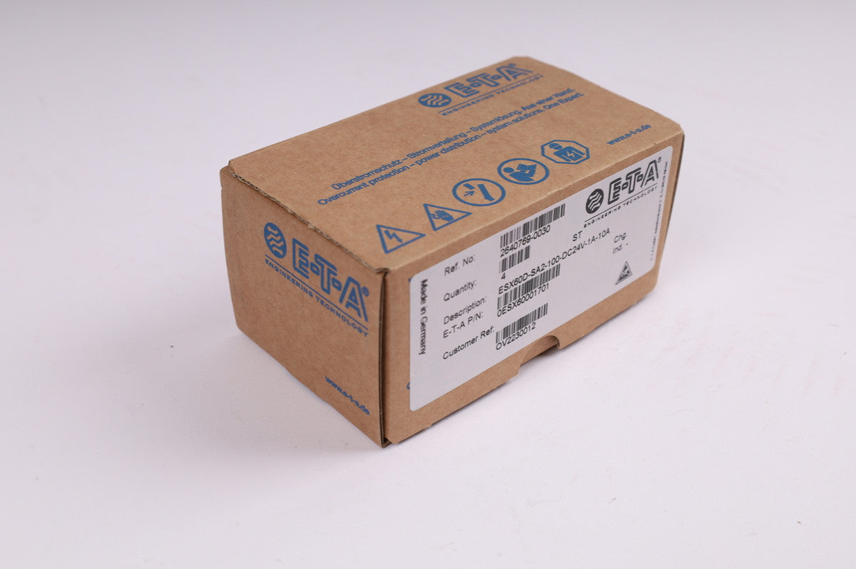 E-T-A ESX60D-SA2-100-DC24V-1A-10A disponibile