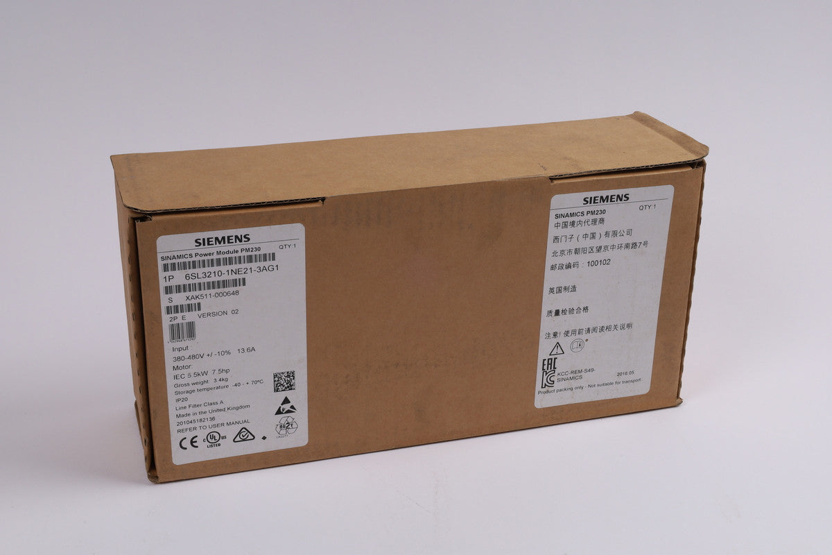 SIEMENS 6SL3210-1NE21-3AG1 in stock