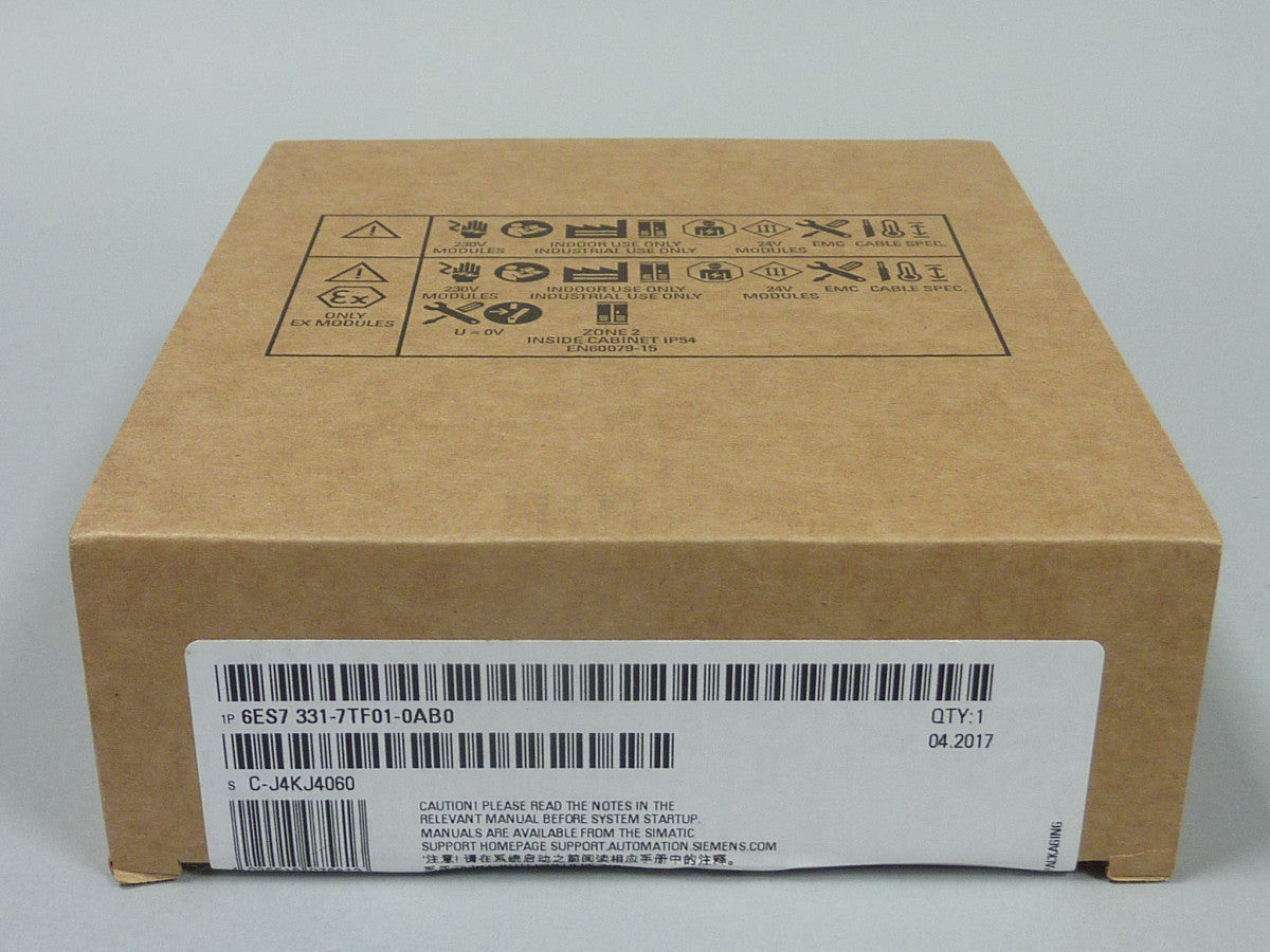SIEMENS 6ES7331-7TF01-0AB0 in stock