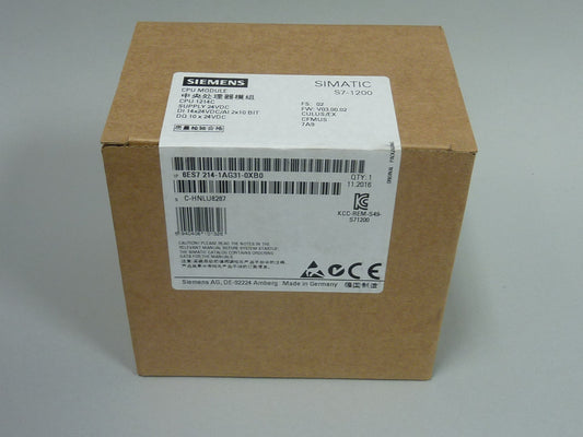 SIEMENS 6ES7214-1AG31-0XB0 en stock
