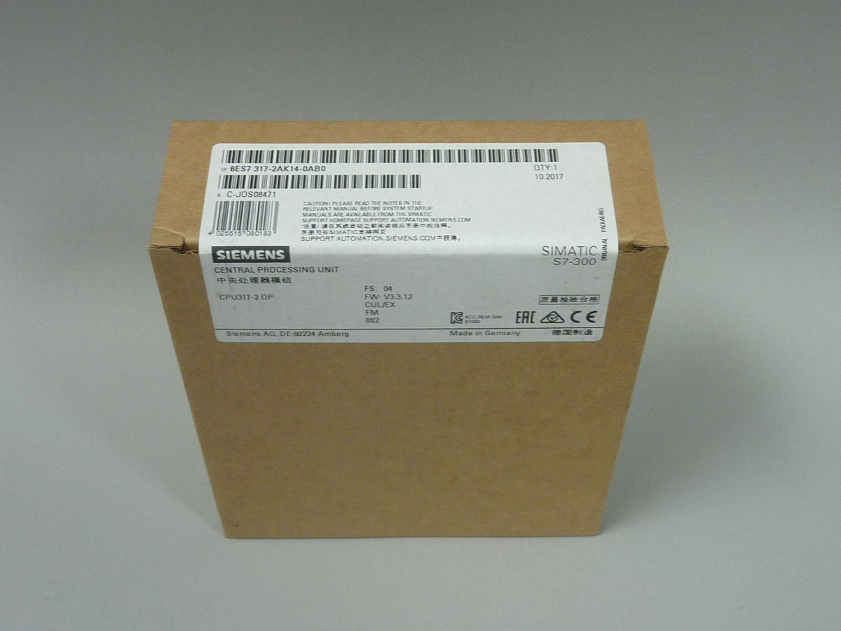 SIEMENS 6ES7317-2AK14-0AB0 in stock