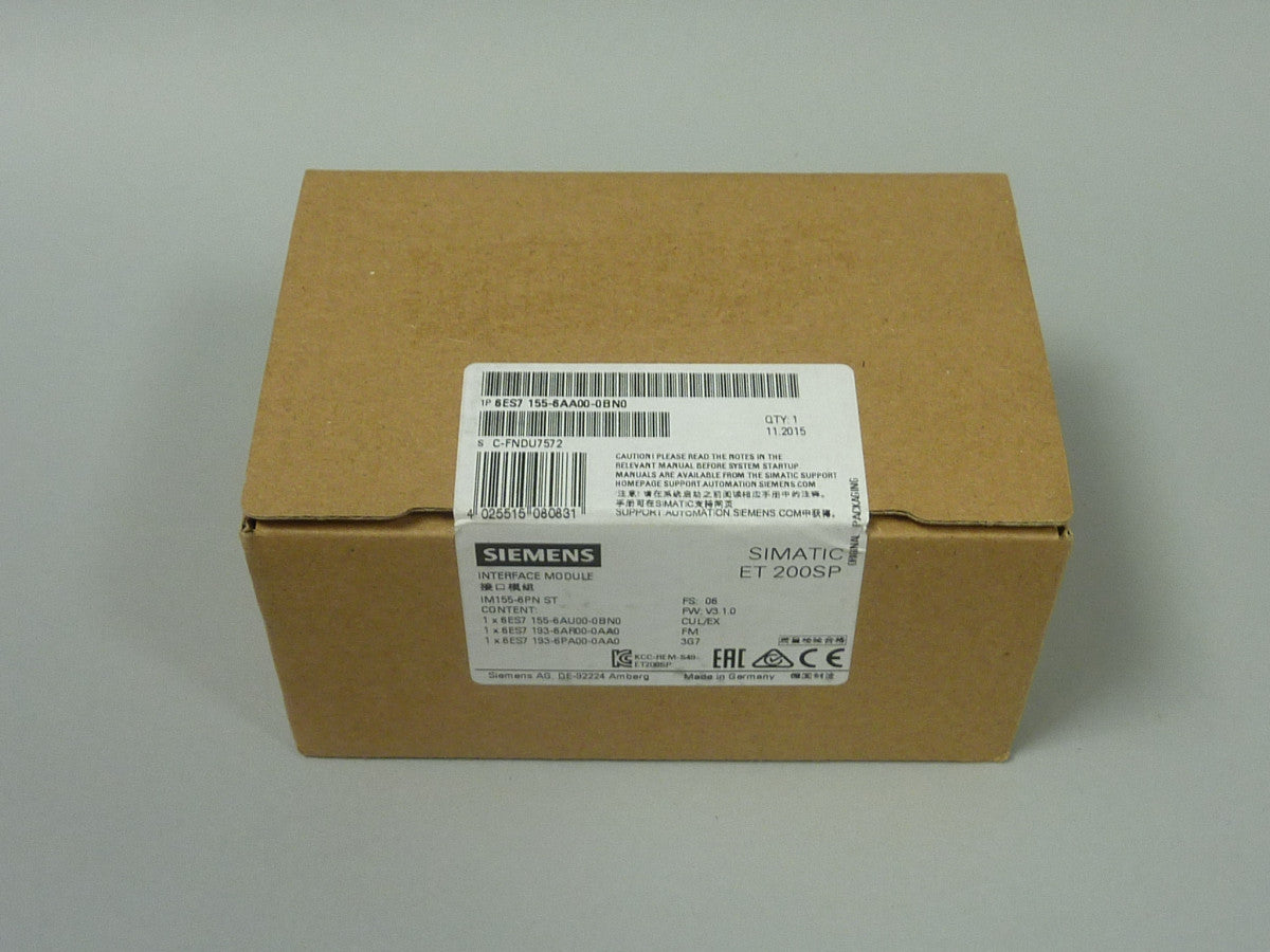 SIEMENS 6ES7155-6AA00-0BN0 en stock